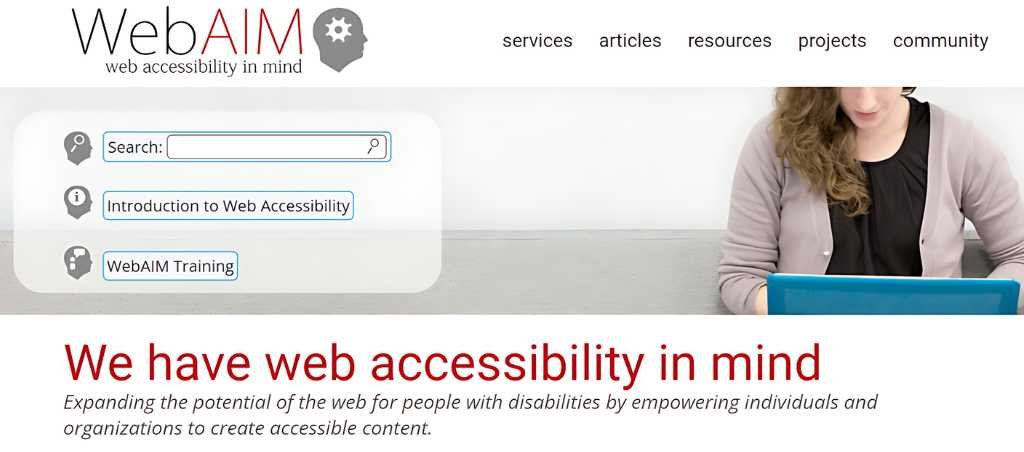 Consider Web Accessibility